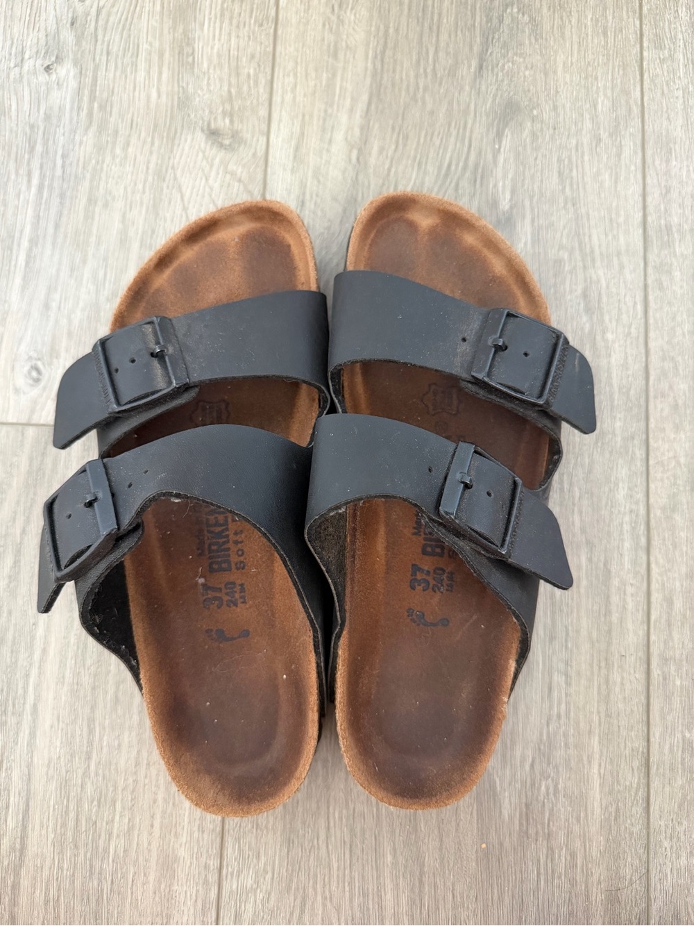 Birkenstock Eva Sandals in Black